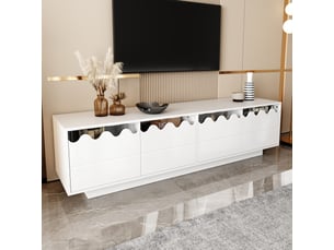 Meuble tv coloris blanc OOIILLEE