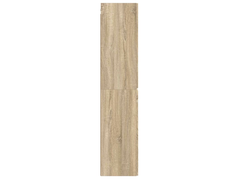  Cabinet salle de bain mural, meuble de rangement chêne sonoma 33x34.5x160 cm shl8310  - Conforama D