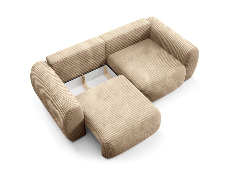  Canapé convertible premium cloud champagne  - Conforama D