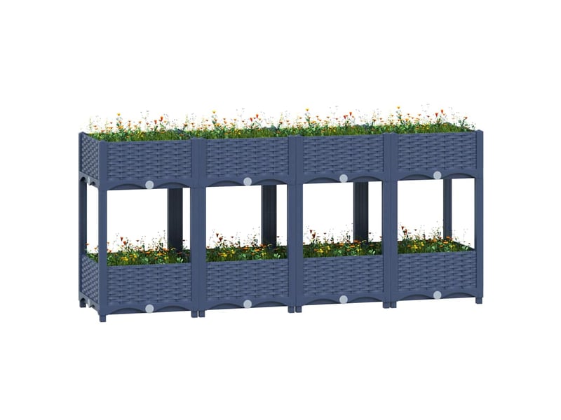  Jardinière - lit surélevé 160x40x71 cm polypropylène  - Conforama B