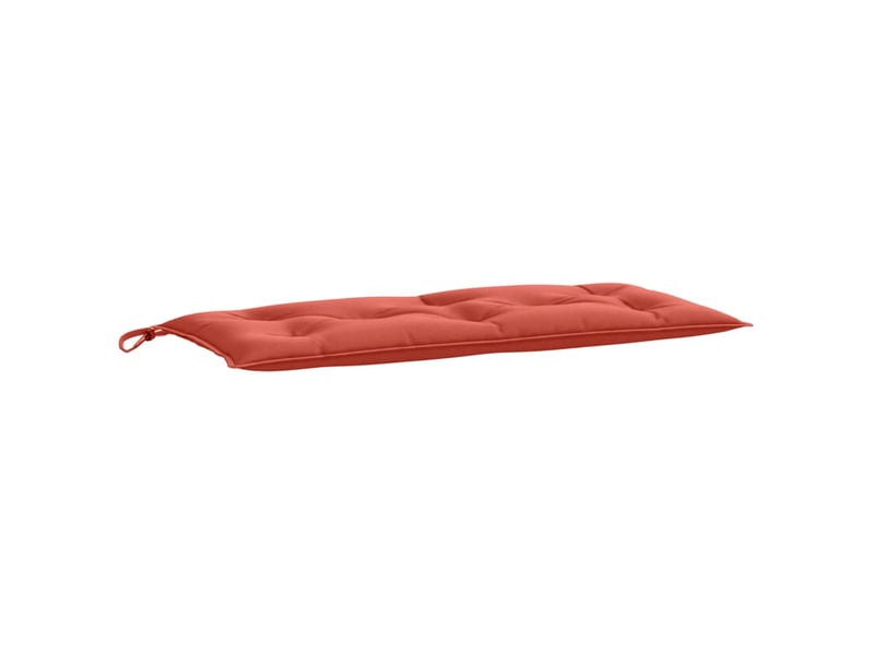  Lot de 2 coussins de banc de jardin, coussins d'assise rouge mélangé tissu cf58696  - Conforama E
