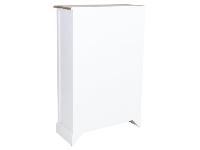  Meuble à chaussures en bois marron 80x33x120,5 cm h  - Conforama E