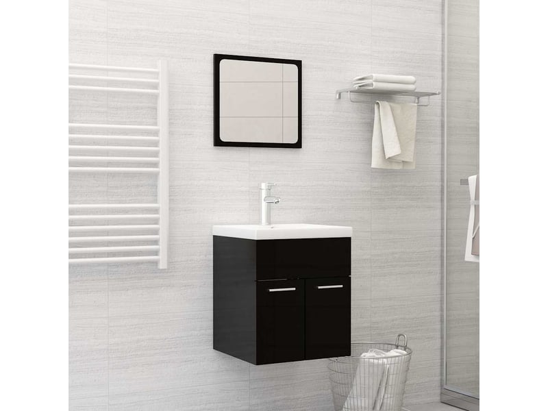  Lavabo encastré, vasque à poser avec robinet 42x39x18 cm céramique blanc cf65669  - Conforama B
