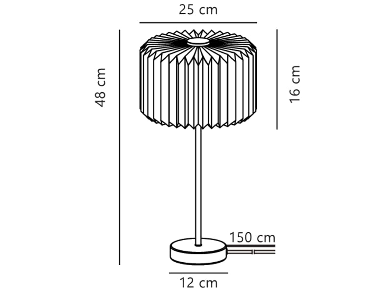  Lampe à poser vivienne métal noir , h. 48 - ip20 - e27 nordlux intérieur 2612265003 - Conforama E