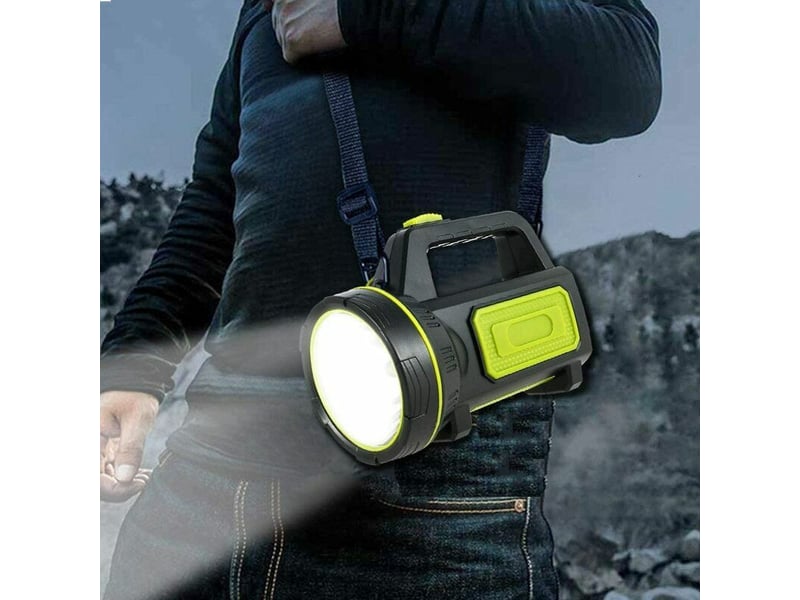  Lampe torche led puissante rechargeable usb 135000 lumens etanche haute puissance (sans lumière latérale)  - Conforama D