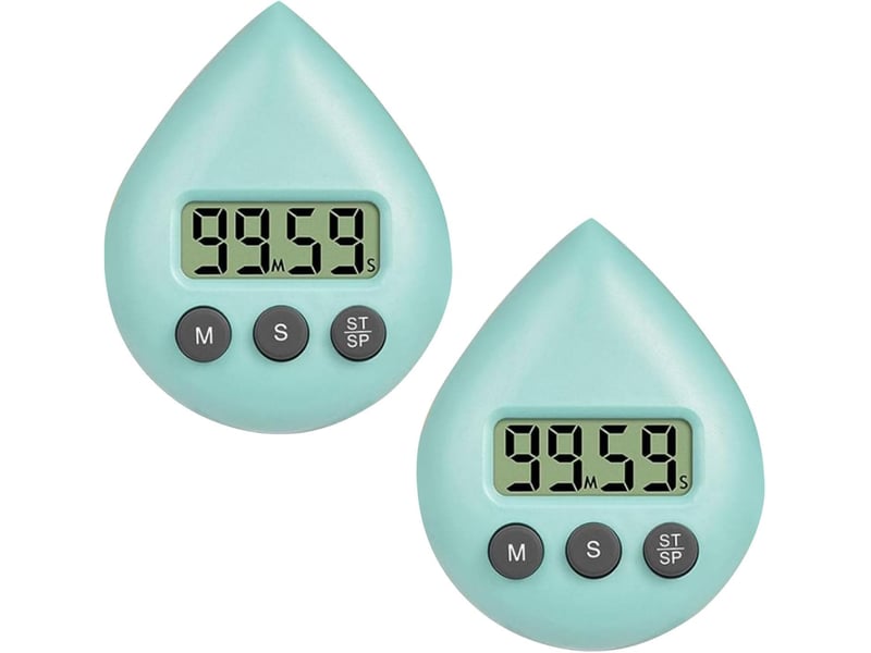  Lot de 2 minuteurs de douche numériques pour enfants et adultes, minuteur étanche avec alarme et ventouse, la cuisine, la salle de bain none - Conforama A