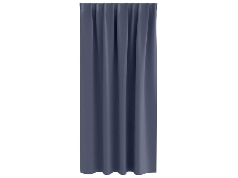  Lot de 2 rideaux occultants, rideaux black-out avec anneaux anthracite 175 x 140 cm cf44547  - Conforama D
