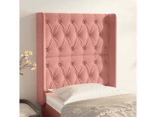 Tete de lit A poser largeur 83 cm rose