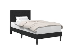 Lit simple 100x200 cm    coloris noir