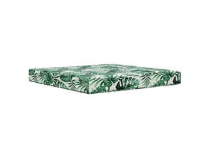 Coussin de canapé d'extérieur, coussin de chaise polyester motif feuilles cf54116