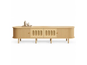 Meuble tv coloris naturel 180 cm MODENVIE
