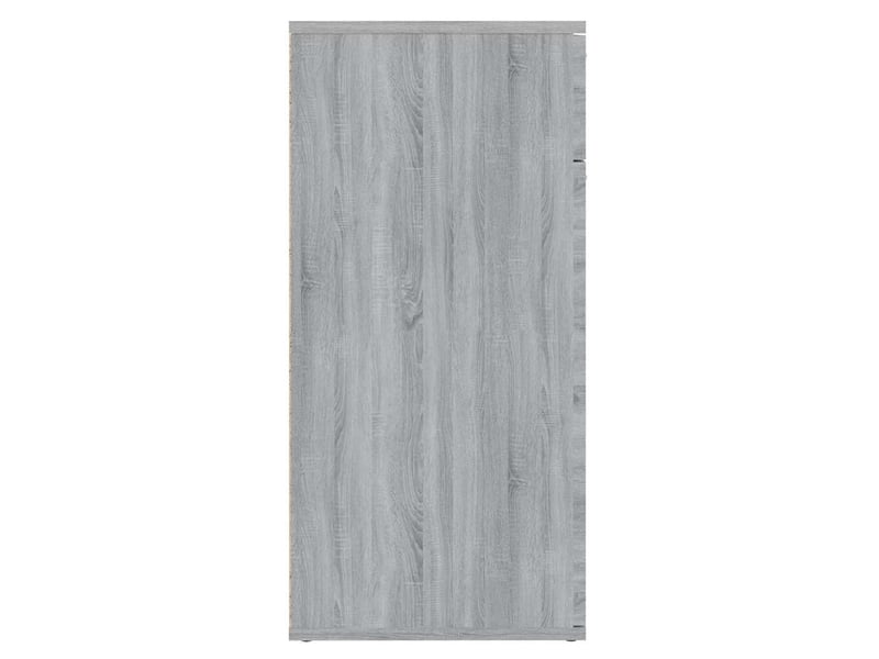  Buffet - bahut - meuble de rangement sonoma gris 80x36x75 cm bois d'ingénierie  - Conforama D