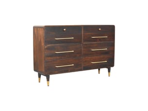 Commode 6 tiroir(s)    ARTISAN FURNITURE  coloris marron largeur 40 cm