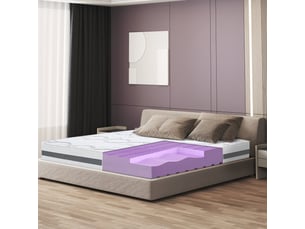 Matelas 70x210 cm <strong>THE WHITE STONE</strong>  <strong></strong> Mousse soutien Ferme épaisseur 25 cm
