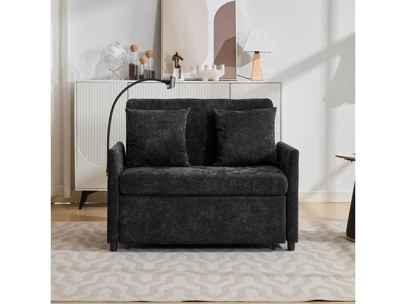  Canapé convertible, canapé-lit, en tissu, pliable, design moderne, pour salon, bureau, pour intérieur, 1 place  - Conforama W
