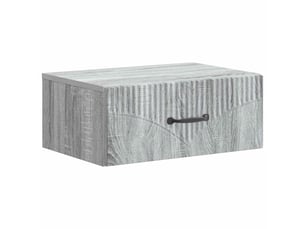 Table de chevet - cabinet de chevet - table de nuit mural sonoma gris 49 x 34,5 x 20 cm