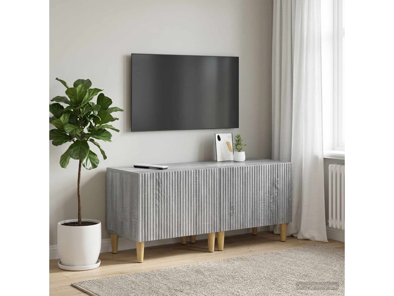  Meuble tv - banc tv - meuble de rangement sonoma gris bois d'ingénierie  - Conforama B