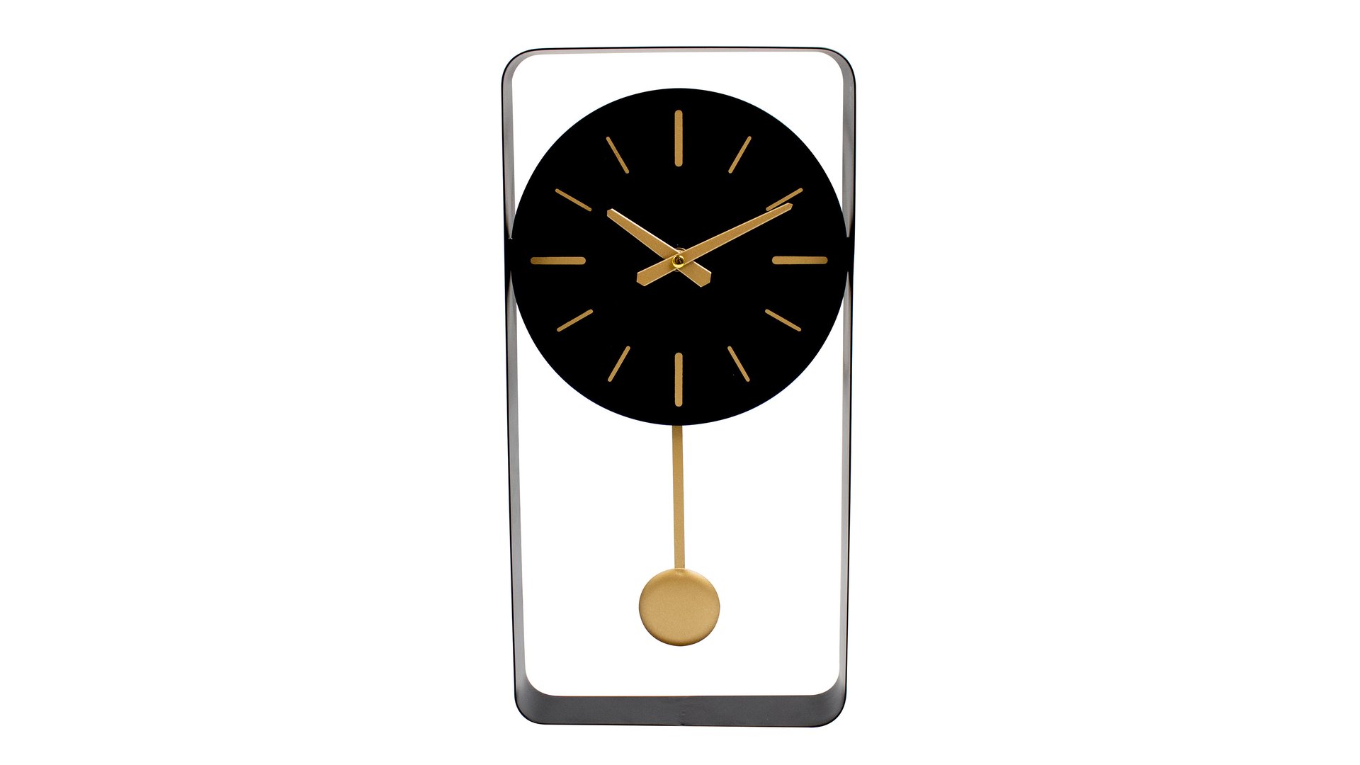HORLOGE 20X40 CM MOOVE Noir et doré Conforama