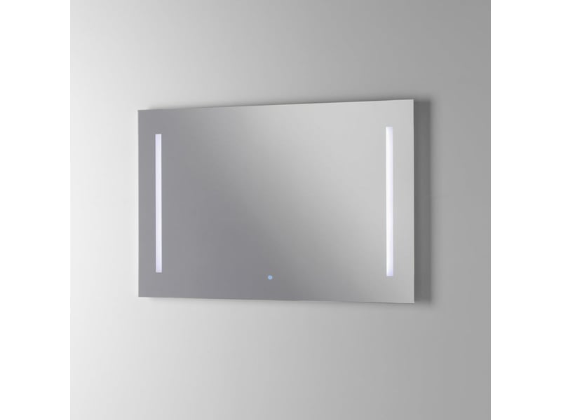 Miroir de salle de bain led tactile réversible lens - Conforama A