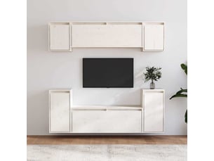 Meuble tv coloris blanc  <strong></strong>  <strong></strong>
