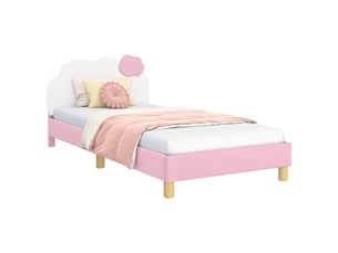Lit simple 80x200 cm    coloris rose