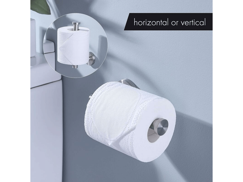  Porte papier toilette acier inoxydable sus304 derouleur papier toilette mural support papier toilette support rouleau toilettes  - Conforama B