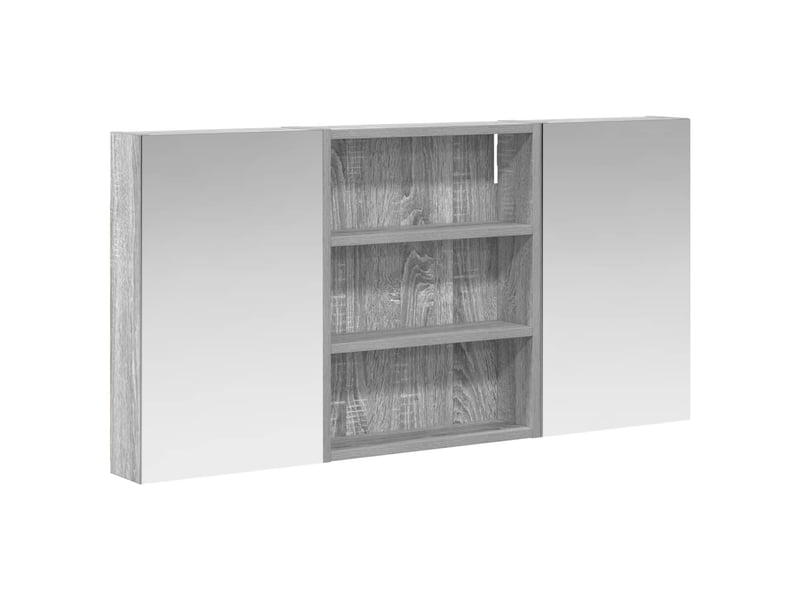  Ensemble de meubles de salle de bain 3 pcs 100x10.5x50 cm shl7858  - Conforama A