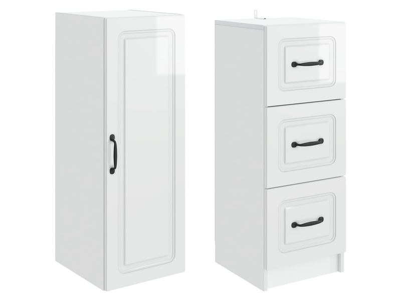  Ensemble de meubles 2 pcs, rangement de salon 33 x 34,5 x 87 cm bois d'ingénierie shl3174  - Conforama D