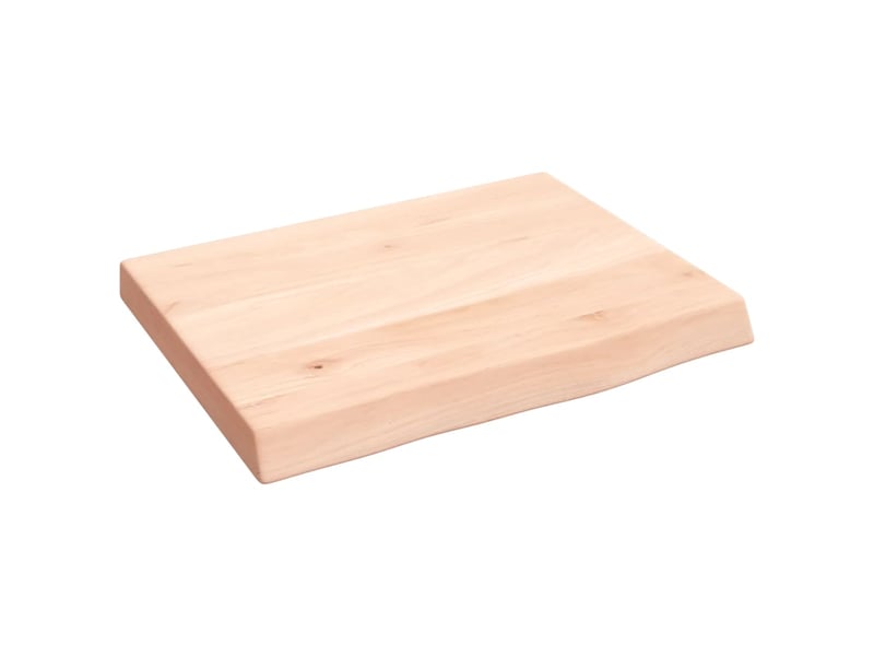  Comptoir de salle de bain, plan de travail 40x30x(2-4) cm bois massif non traité cf65725  - Conforama A