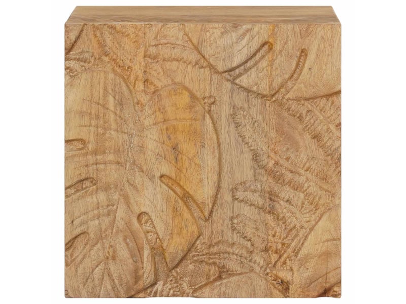  Table de chevet - cabinet de chevet - table de nuit faite main marron teck 40x30x40 cm  - Conforama D