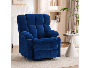 Fauteuil relax électrique  SWEIKO Tissu bleu