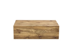 Table basse rectangulaire effet bois, mdf, 90 × 50 × 30 cm, sans montage, pieds antidérapants