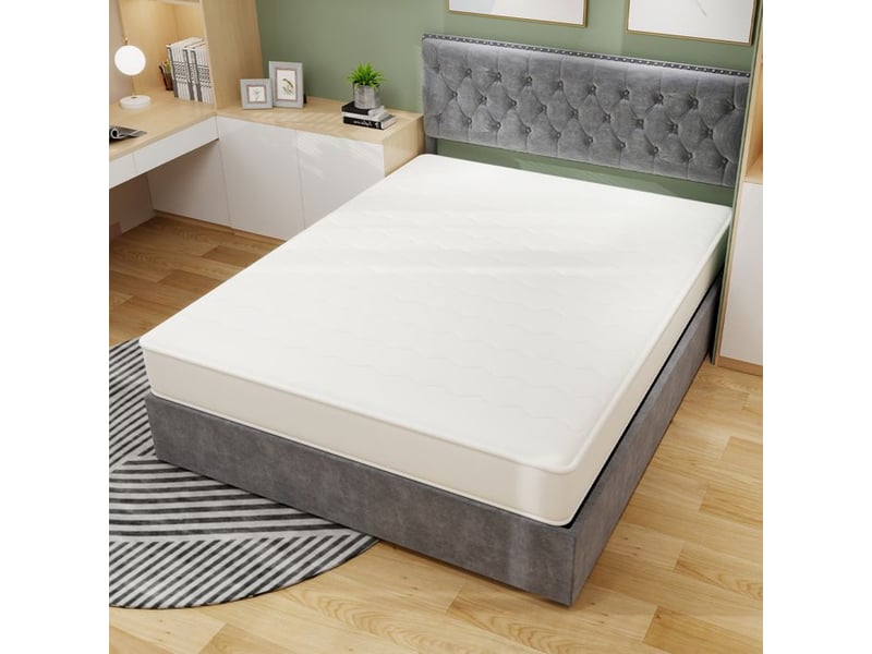  Matelas respirant 3d - 160x200 cm - épaisseur 23 cm - blanc - soutien double - ressorts ensachés 160x200x23cm - Conforama C