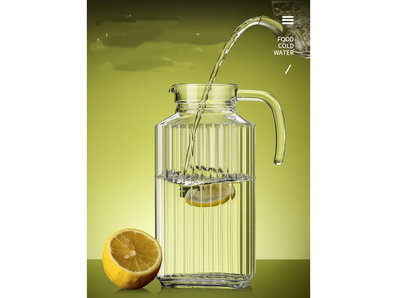  Carafe réfrigérateur pichet avec couvercle en plastique blanc 1,7l, 1 pichet  - Conforama D