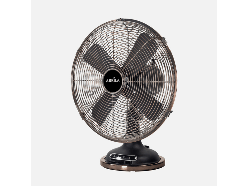  Ventilateur de table fabrilamp capitolio noircuivre 37 w 3 vitesses orientable oscillant 42 × 35 × 27 cm 238771073 - Conforama E