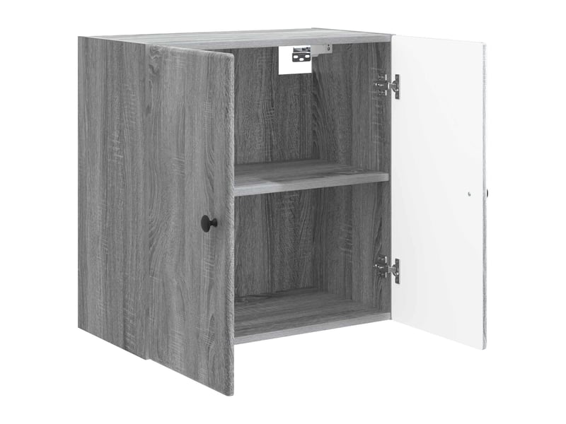  Armoire murale salon, meuble de rangement 59x31x60cm bois d'ingénierie sonoma gris shl9882  - Conforama C