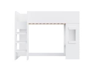 Lit mezzanine 90x200 cm ARVELLA coloris blanc
