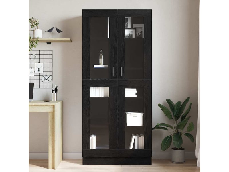  Bibliothèque 4 niveaux, armoire à livres 82,5 x 30,5 x 185 cm bois d'ingénierie  - Conforama D