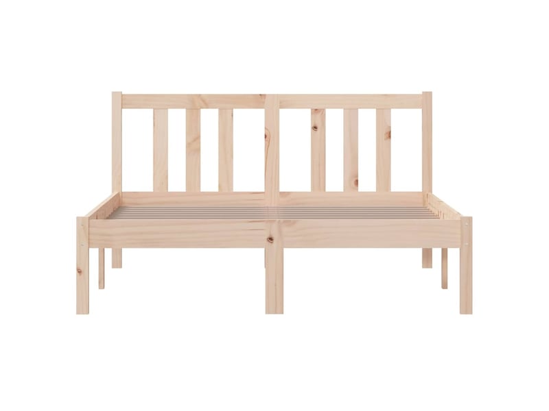  Lit double- lit adulte -  cadre de lit sans matelas bois massif 120x200 cm  - Conforama C