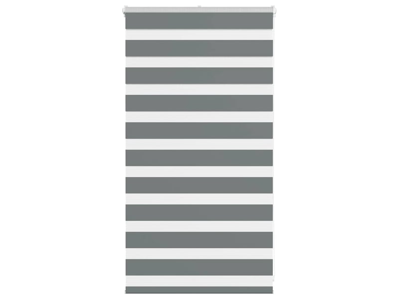 Store zèbre, store de fenêtre gris foncé largeur du tissu 85,9 cm polyester cf48631 - Conforama B