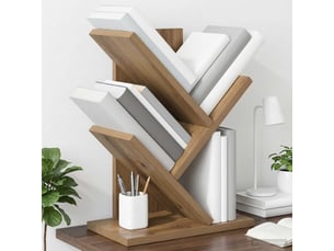 Étagère arbre 3 niveaux, étagère de rangement 30 x 18 x 40 cm bois d'ingénierie shl6599