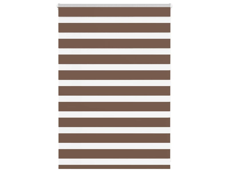  Store zèbre, store de fenêtre marron 95x100 cm largeur du tissu 90,9 cm polyester cf48743  - Conforama B