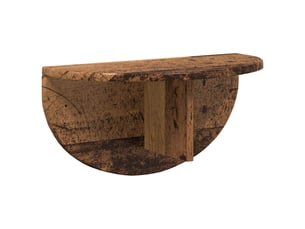 Étagère flottante, étagère suspendue montage mural bois ancien 48 x 24 x 24 cm cf42454