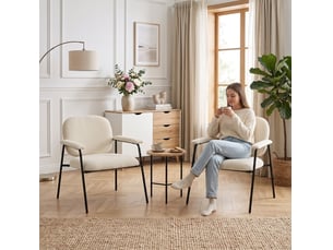 Pouf / repose pied MIVRAY beige