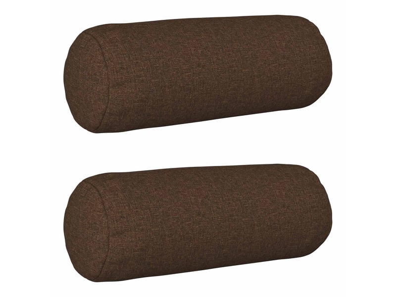  Lot de 2 coussins avec oreiller, coussins décoratifs heerlen marron tissu cf50267  - Conforama B