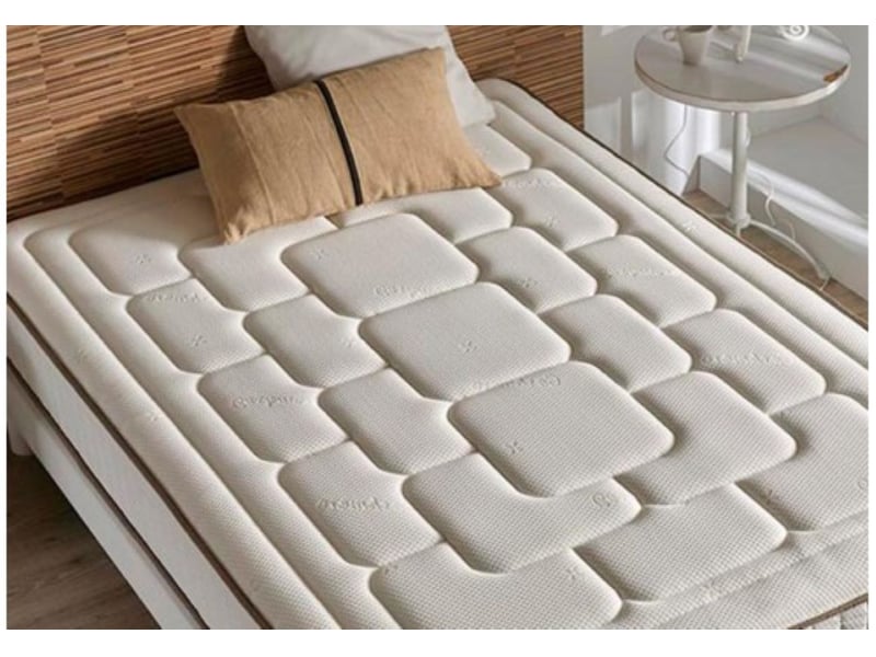  Matelas mousse hr et mémoire de forme royal cashmere - mi-ferme, tissu cachemire, 7 zones de confort 8435720031126 - Conforama B