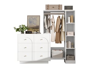 Porte armoire aucune <strong></strong> <strong></strong> coloris blanc largeur 139 cm