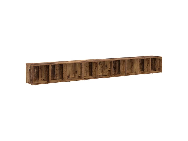  Ensemble meuble tv - banc tv - meuble de rangement 3 pcs bois ancien bois d'ingénierie  - Conforama A