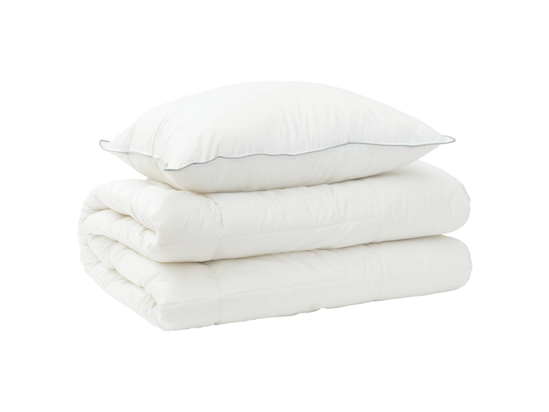  Ensemble de couette et d'oreiller 2 pcs - duvet 137x200 cm 4 saisons  - Conforama A
