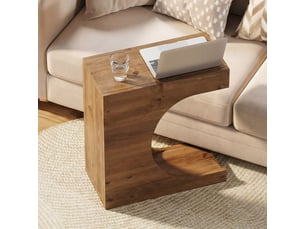 Table basse rectangulaire coloris marron TRIBESIGNS